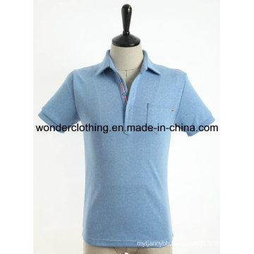 High Quality Wholesale Fitted Plain Fashion Men Polo T-Shirt